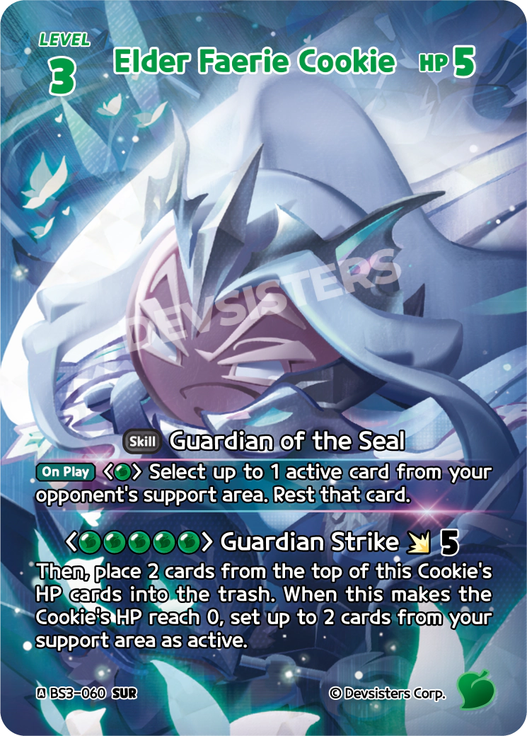 CookieRun TCG - Elder Faerie Cookie [BS3-060 SUR]