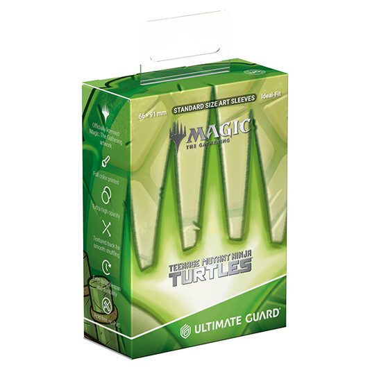 MTG Art Sleeves: Teenage Mutant Ninja Turtles - Turtle Planeswalker Symbol
