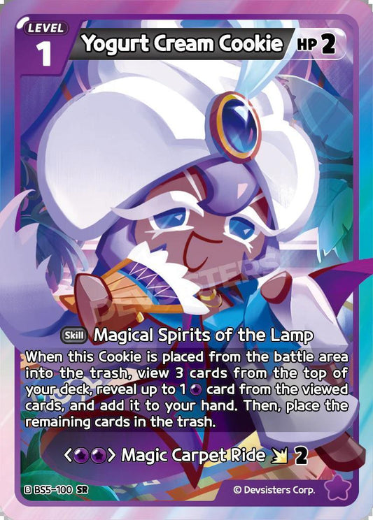 CookieRun TCG - Yogurt Cream Cookie [BS5-100 SR]