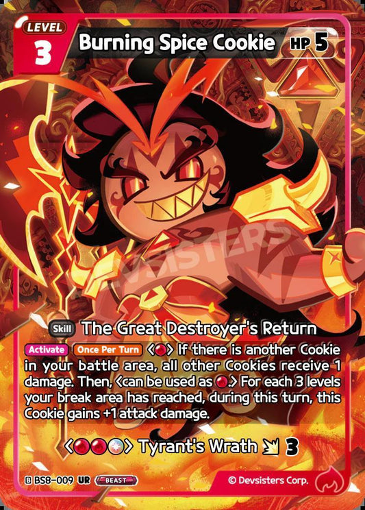 CookieRun TCG - Burning Spice Cookie [BS8-009 UR]