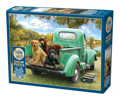 Cobble Hill - Let's Go Fishing Puzzle (500 Piece)
