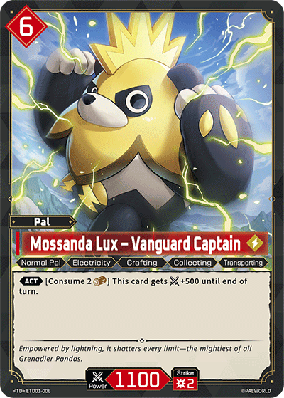 Palworld TCG - Mossanda Lux – Vanguard Captain [ETD01-006TD]