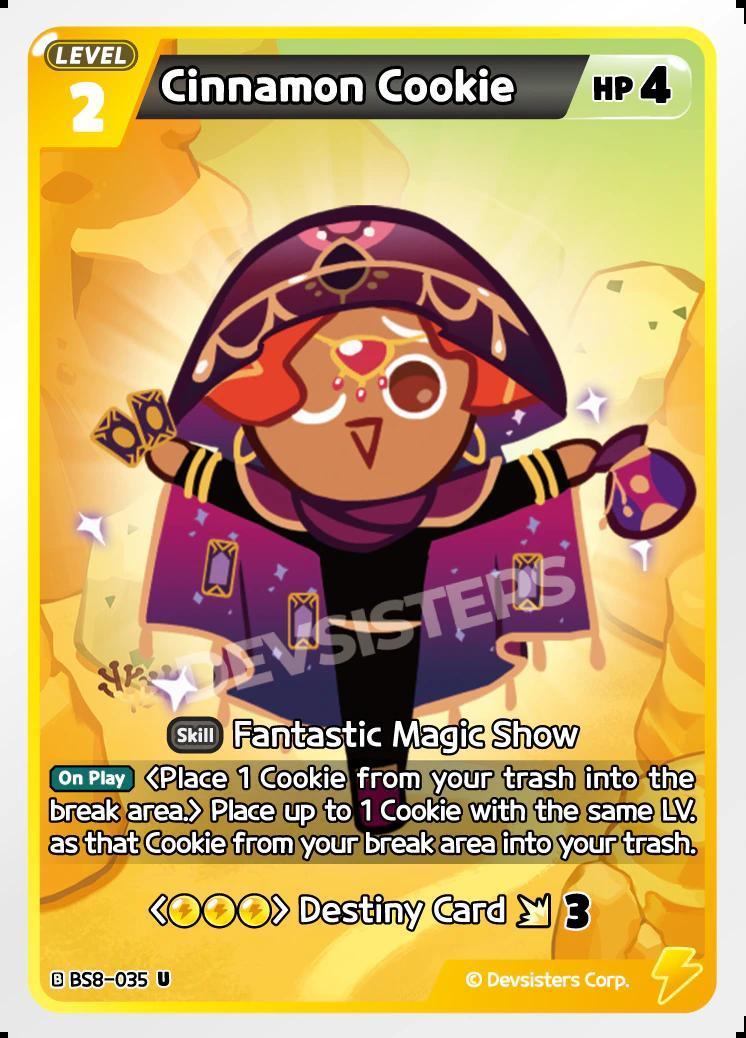 CookieRun TCG - Cinnamon Cookie [BS8-035 U]