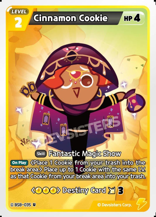 CookieRun TCG - Cinnamon Cookie [BS8-035 U]