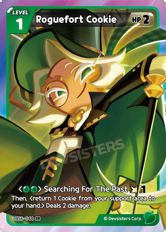CookieRun TCG - Roguefort Cookie BS6-044 SR]