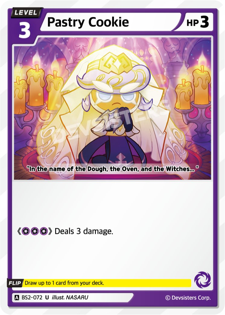 CookieRun TCG - Pastry Cookie [BS2-072 U]