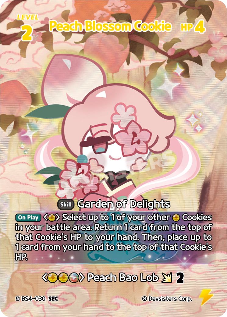CookieRun TCG - Peach Blossom Cookie [BS4-030 SEC]