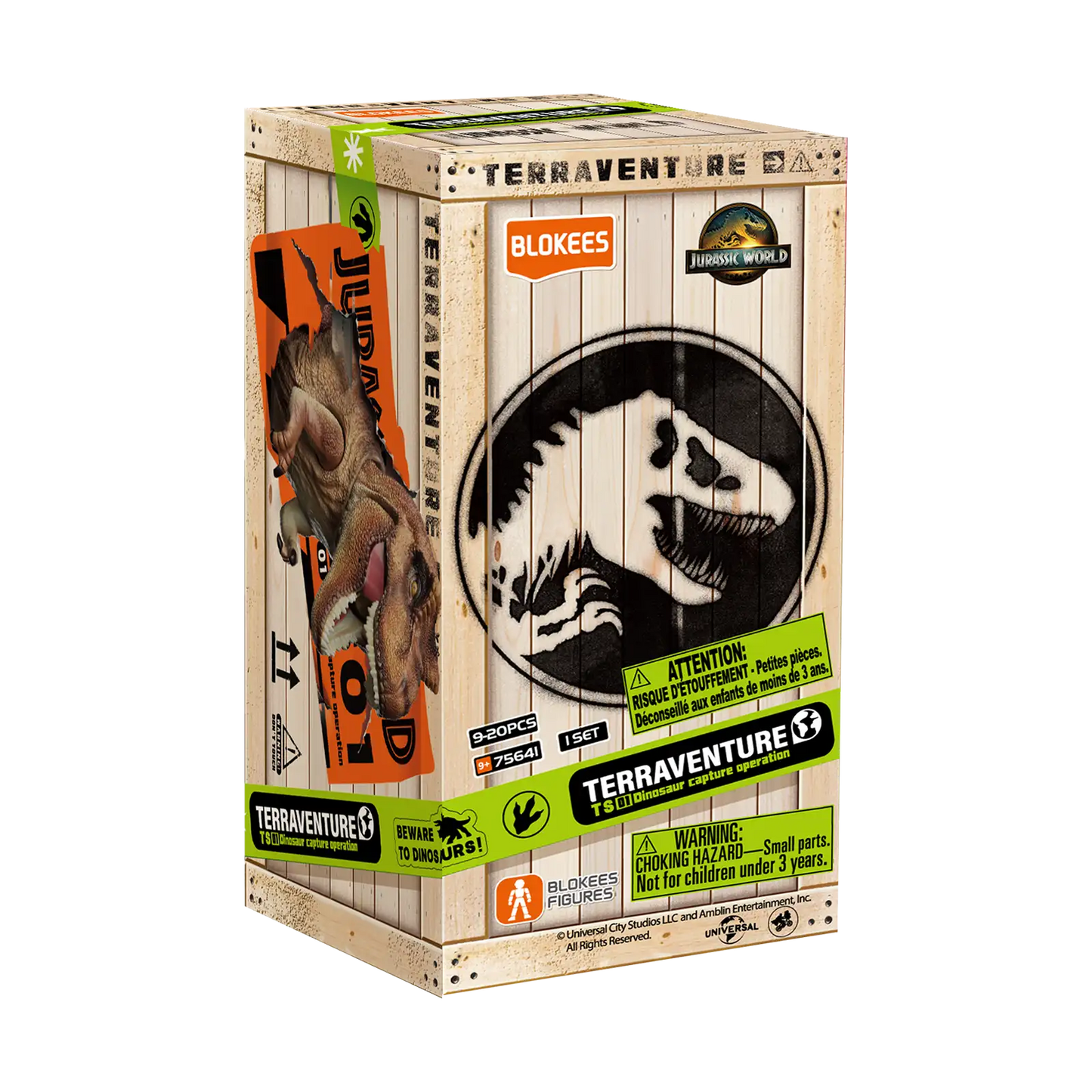 Blokees: Jurassic World TERRAVENTURE - Surprise Wave 1 Dinosaur Capture Operation (75641) Blind Box