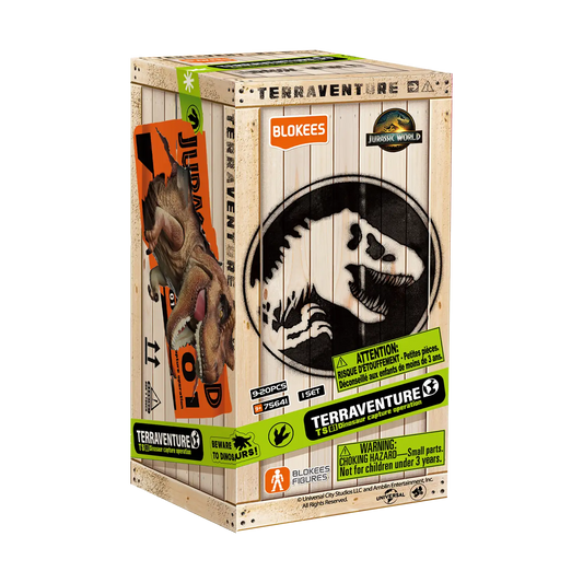 Blokees: Jurassic World TERRAVENTURE - Surprise Wave 1 Dinosaur Capture Operation (75641) Blind Box