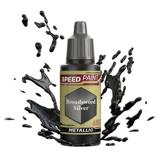 The Army Painter - Warpaints Speedpaint 2.0: Broadsword Silver (18ml)