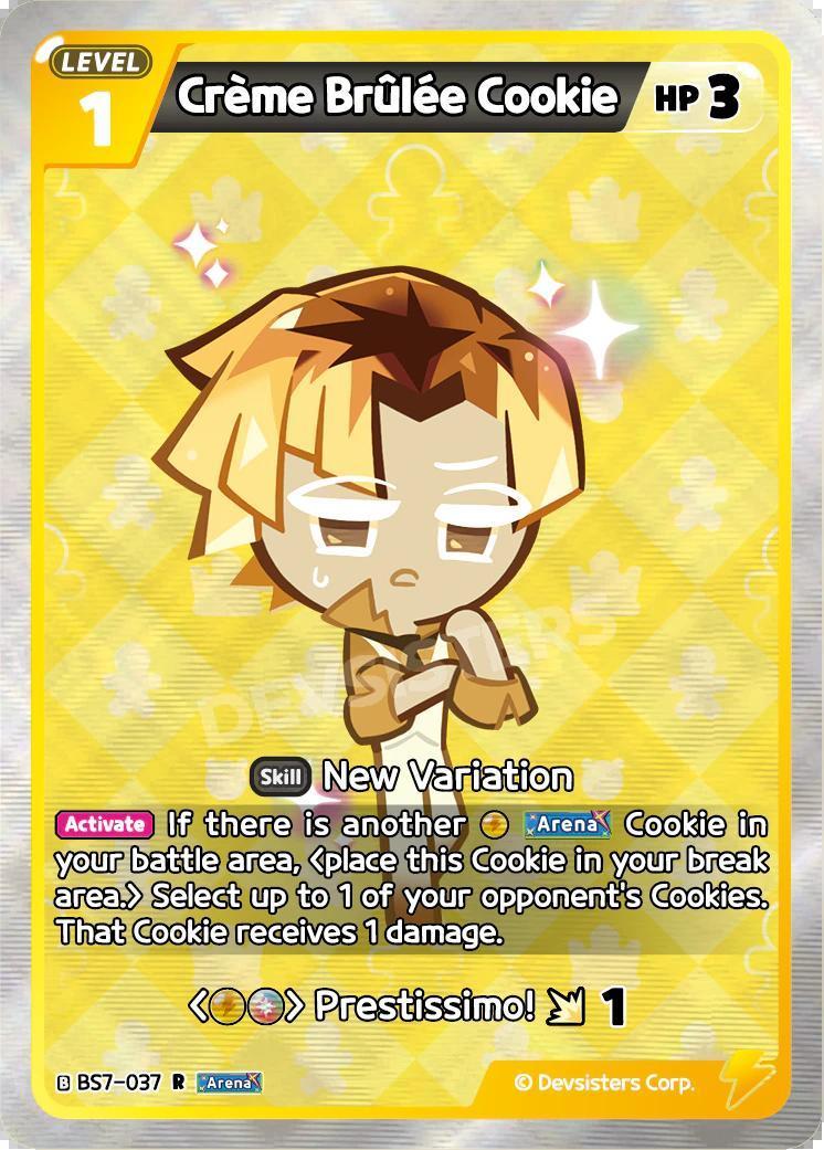 CookieRun TCG - Crème Brûlée Cookie [BS7-037 R]