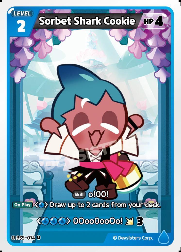 CookieRun TCG - Sorbet Shark Cookie [BS5-074 U]