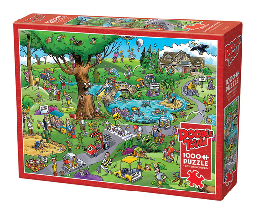 Cobble Hill - DoodleTown: Par for the Course Puzzle (1000 Piece)