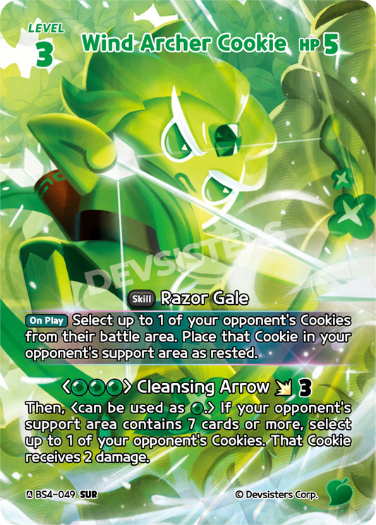 CookieRun TCG - Wind Archer Cookie [BS4-049 SUR]