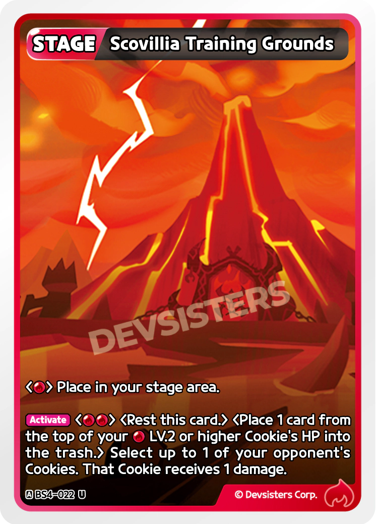 CookieRun TCG - Scovilllia Training Grounds [BS4-022 U]