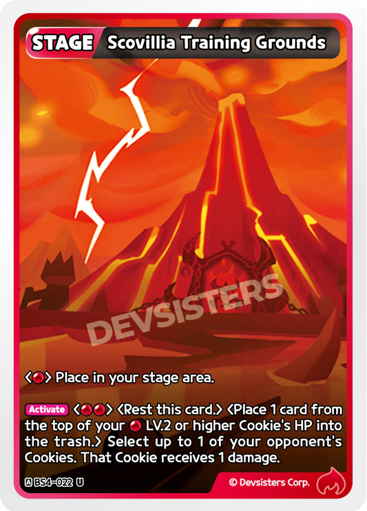 CookieRun TCG - Scovilllia Training Grounds [BS4-022 U]