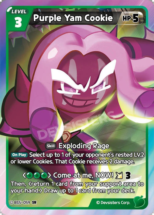 CookieRun TCG - Purple Yam Cookie [BS5-059 SR]