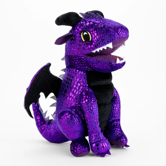 Dragon Plush Dice Bag: Purple