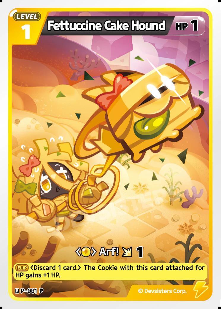 CookieRun TCG - Fettuccine Cake Hound [P-081]