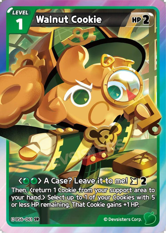 CookieRun TCG - Walnut Cookie [BS6-061 SR]