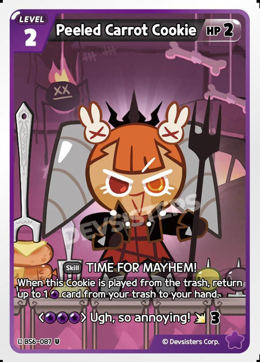 CookieRun TCG - Peeled Carrot Cookie [BS6-087 U]