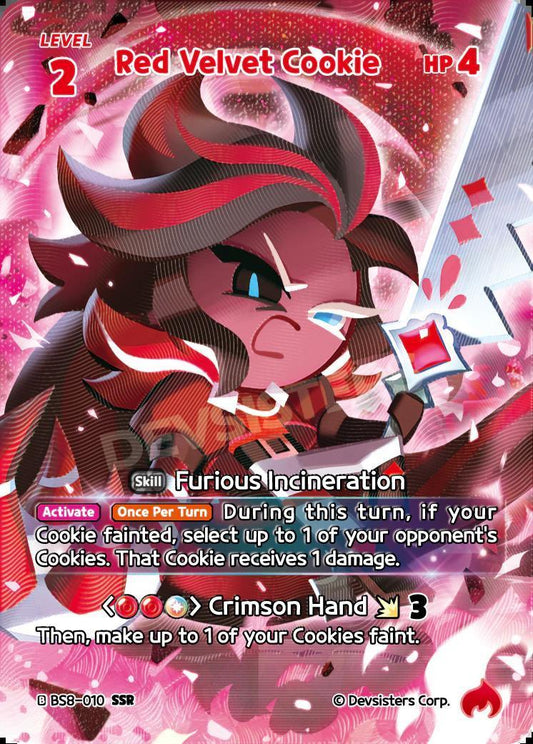 CookieRun TCG - Red Velvet Cookie [BS8-010 SSR]