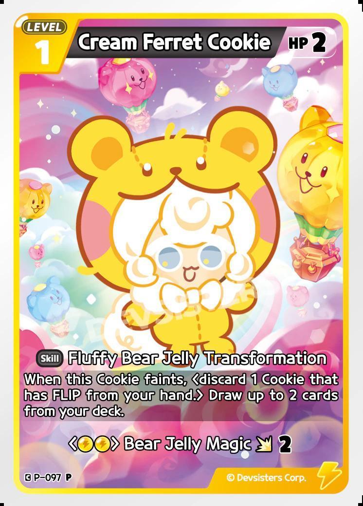 CookieRun TCG - Cream Ferret Cookie [P-097]