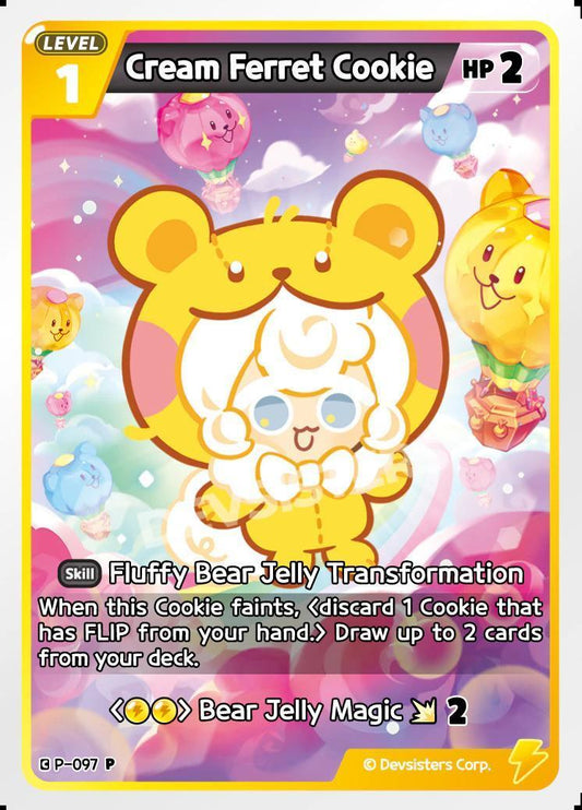 CookieRun TCG - Cream Ferret Cookie [P-097]