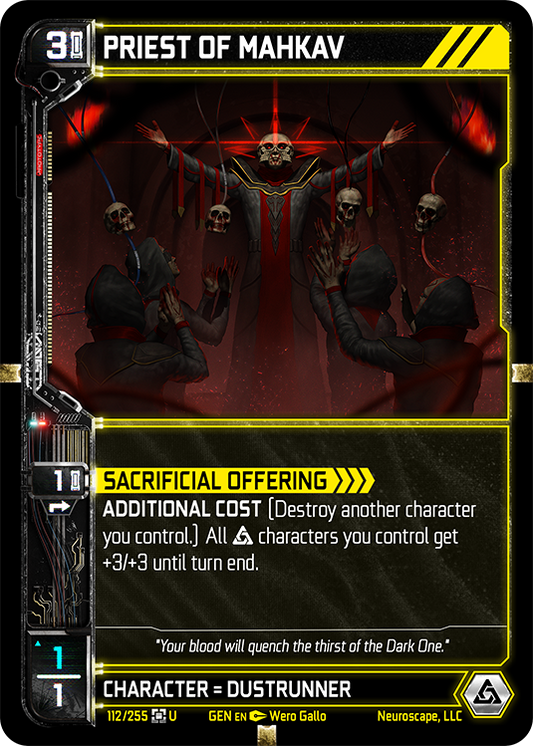 Neuroscape TCG - Priest Of Mahkav GEN-112