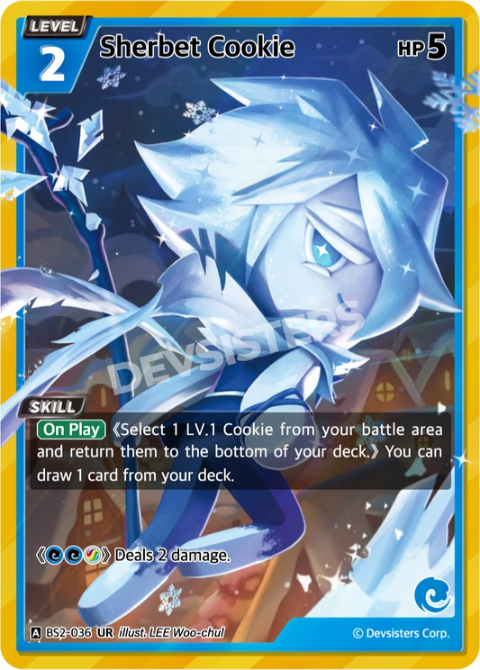 CookieRun TCG - Sherbet Cookie [BS2-036 UR]