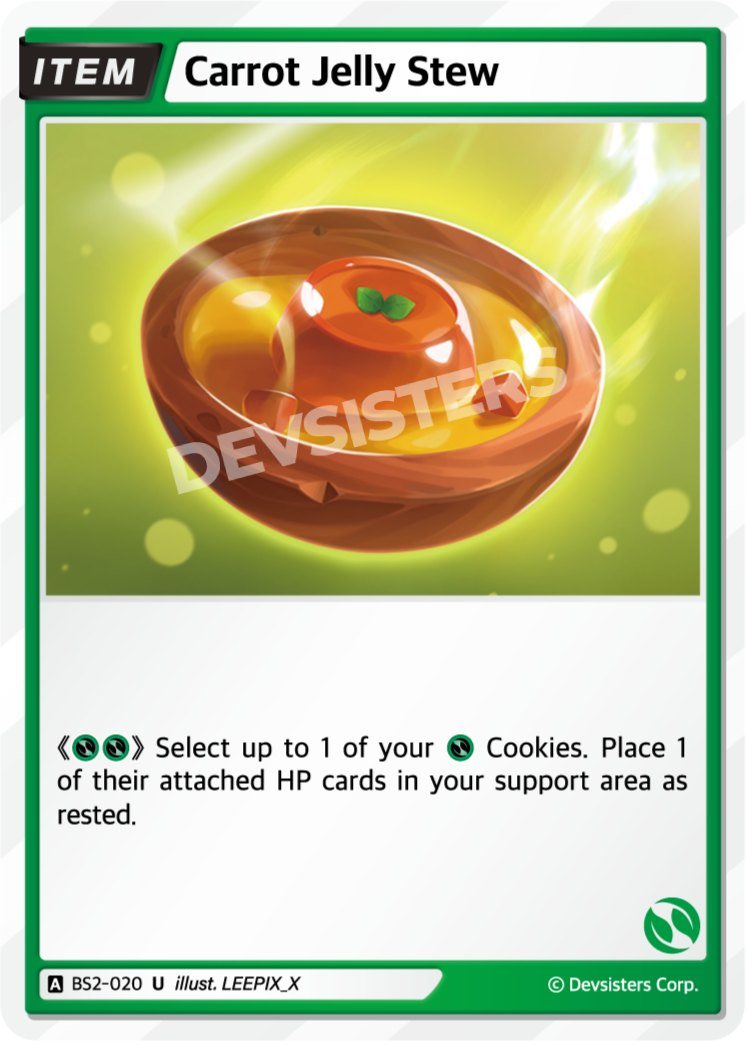 CookieRun TCG - Carrot Jelly Stew [BS2-020 U]