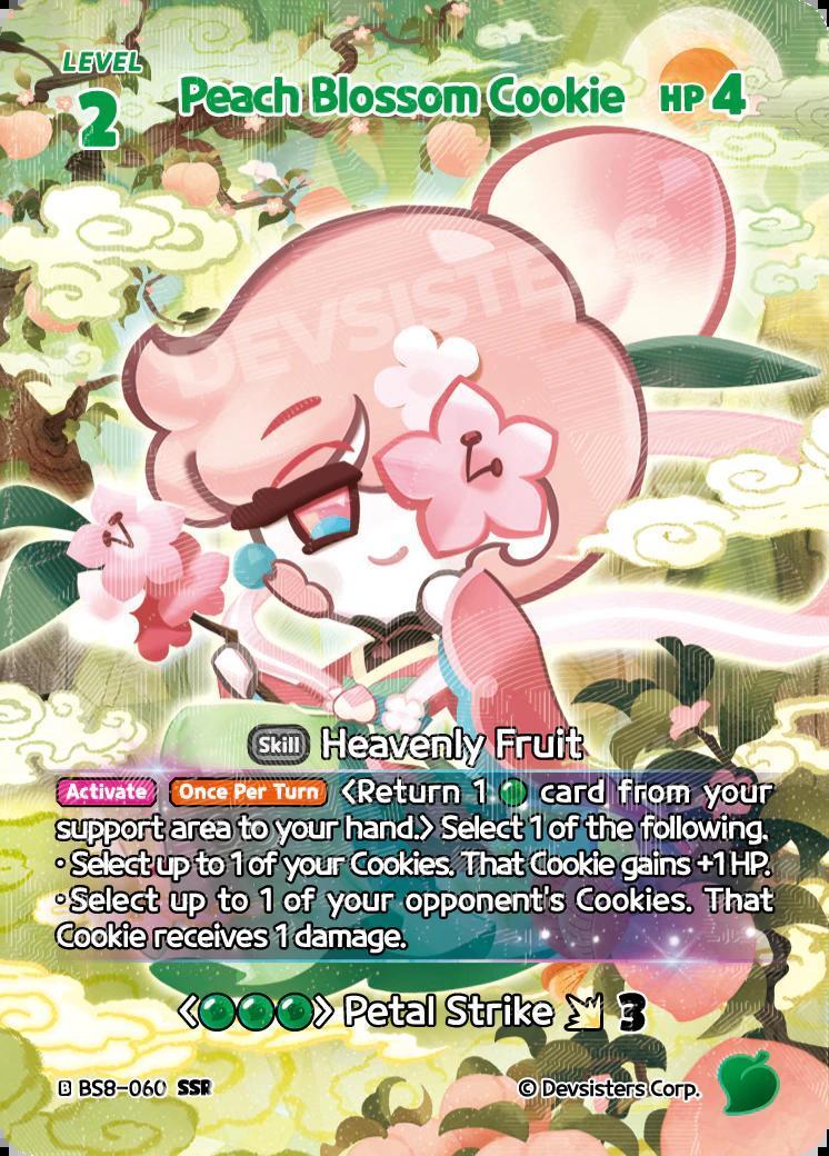 CookieRun TCG - Peach Blossom Cookie [BS8-060 SSR]