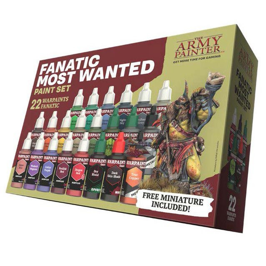 The Army Painter - Warpaint: Fanatic Most Wanted Paint Set