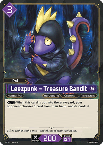 Palworld TCG - Leezpunk – Treasure Bandit [ETD02-014TD]