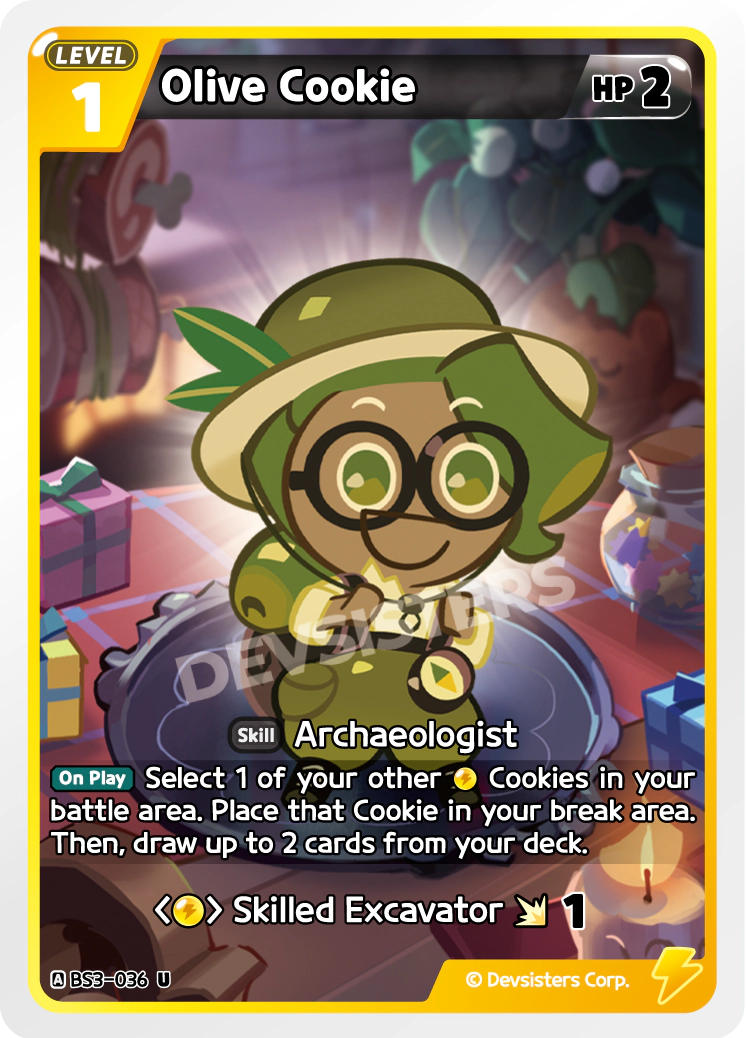 CookieRun TCG - Olive Cookie [BS3-036 U]