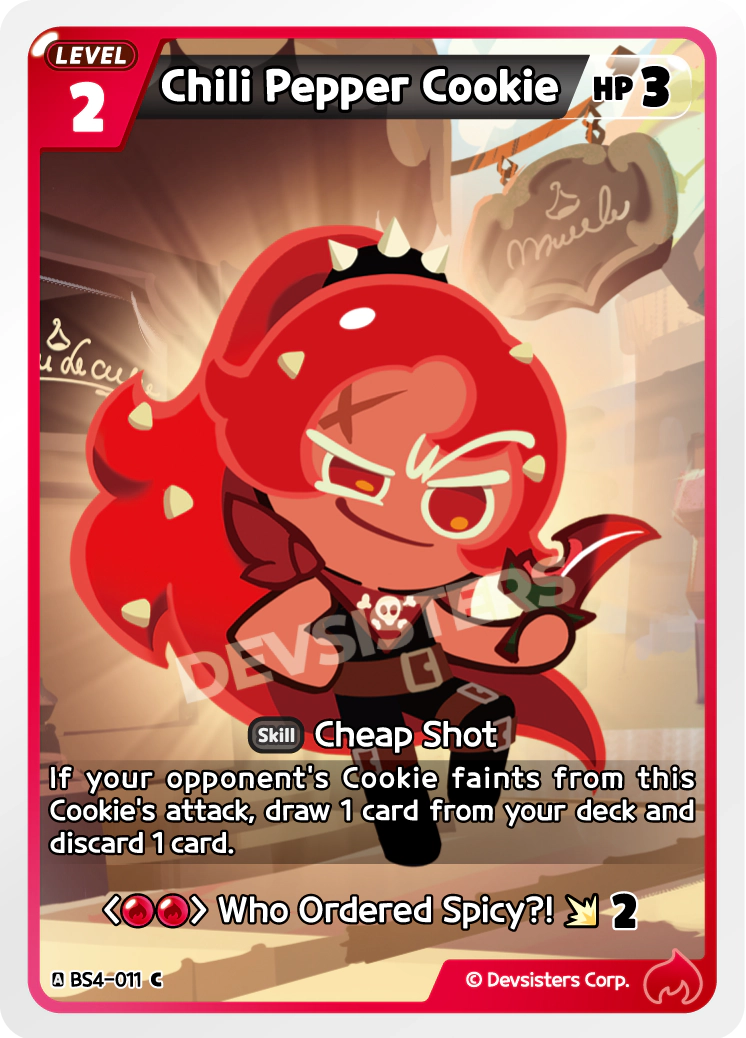 CookieRun TCG - Chili Pepper Cookie [BS4-011 C]