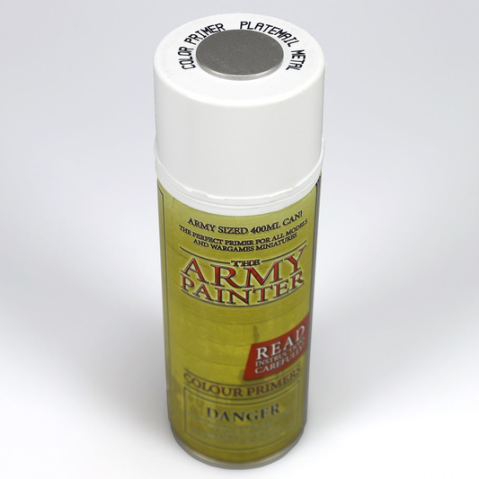 The Army Painter - Primer: Colour Plate Mail Metal (400ml)