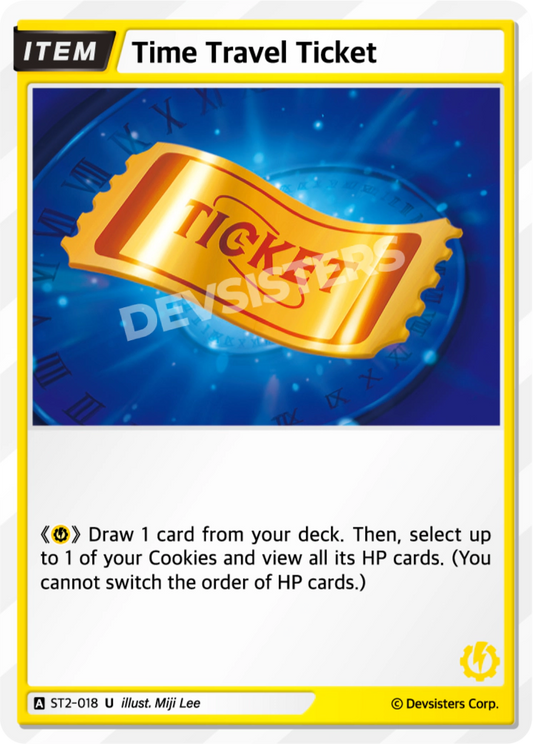 CookieRun TCG - Time Travel Ticket [ST2-018 U]