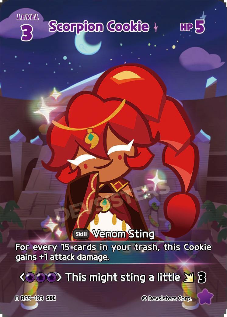 CookieRun TCG - Scorpion Cookie [BS5-103 SEC]