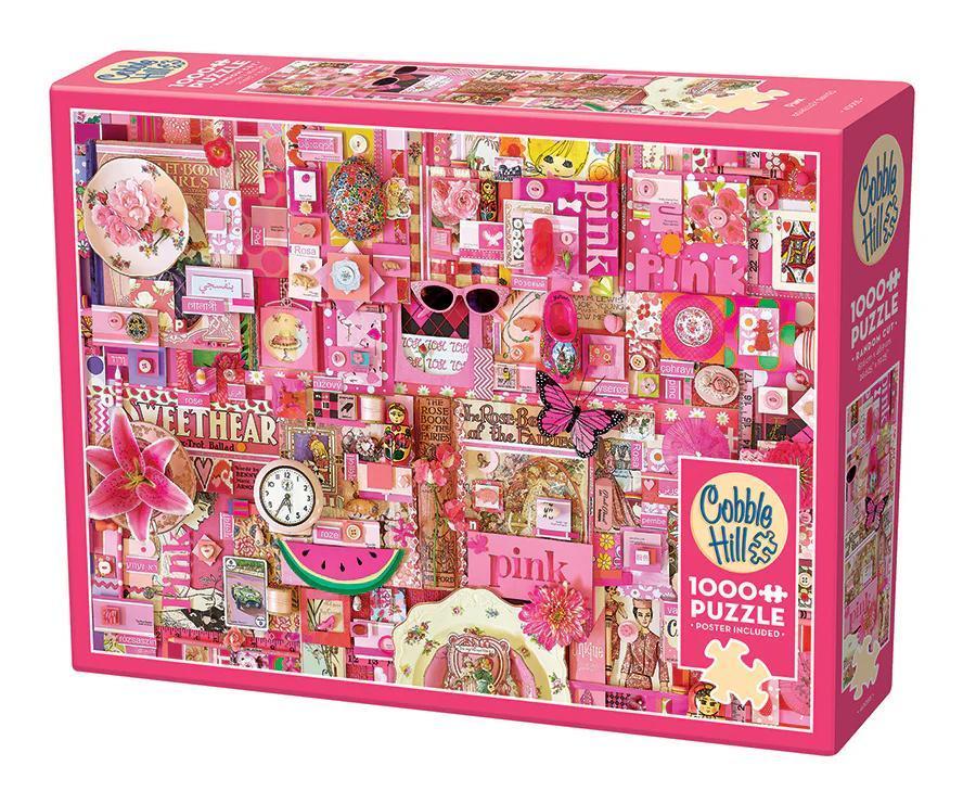 Cobble Hill Puzzles - Pink | 1000 Piece