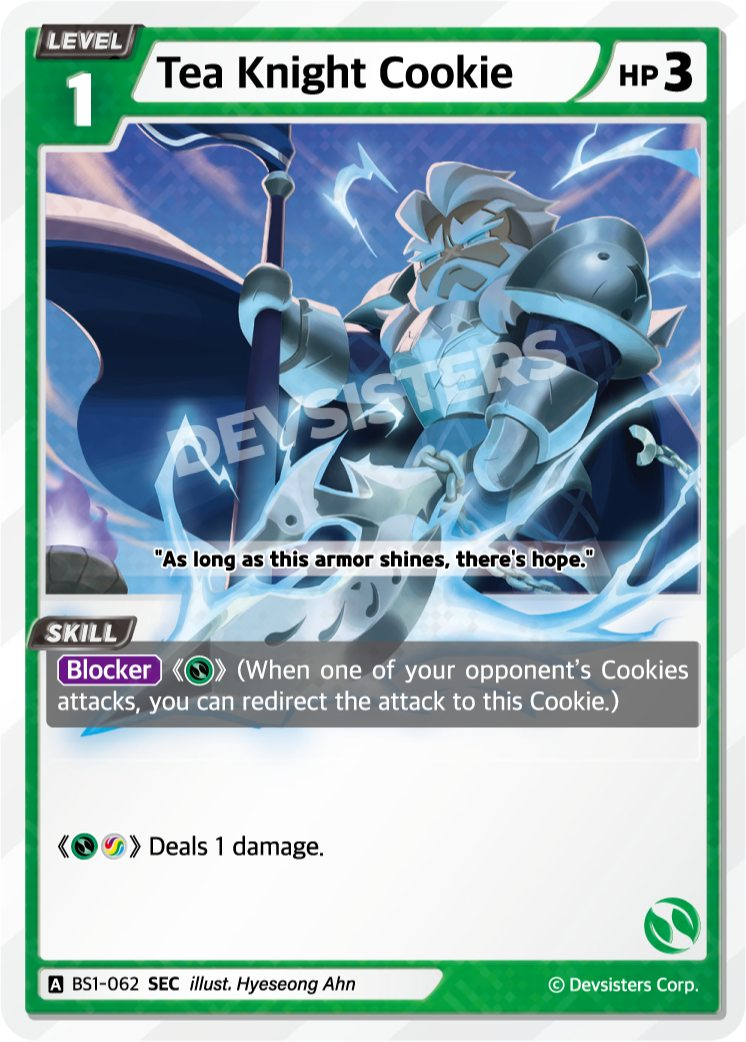 CookieRun TCG - Tea Knight Cookie [BS1-062 SEC]