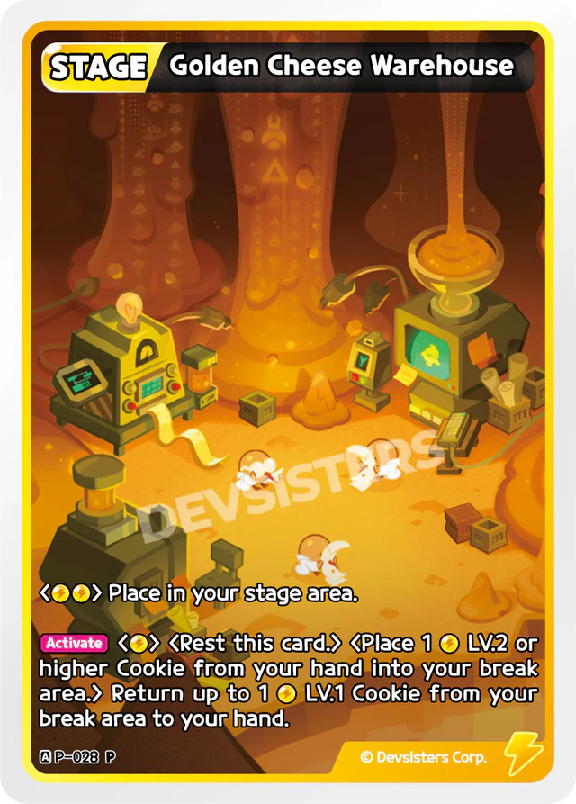 CookieRun TCG - Golden Cheese Warehouse [P-028]