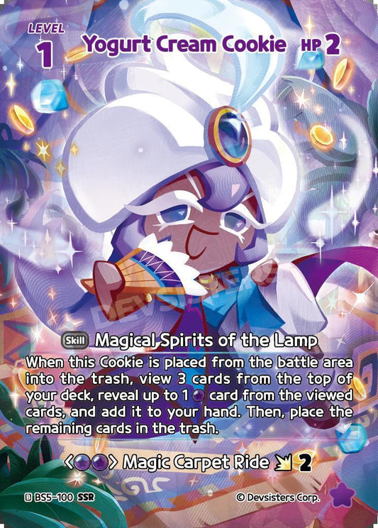 CookieRun TCG - Yogurt Cream Cookie [BS5-100 SSR]