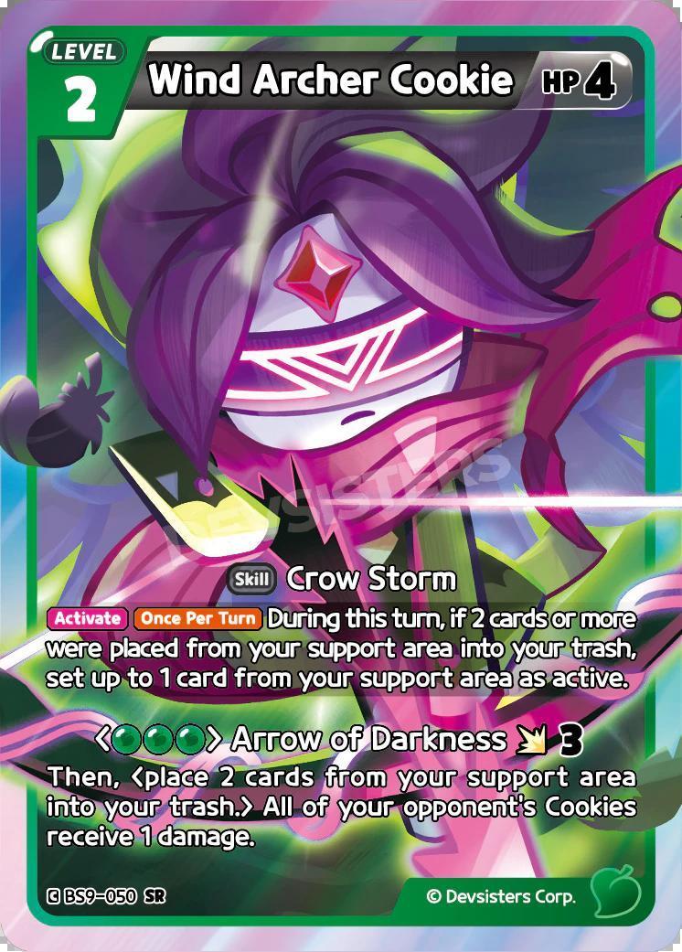 CookieRun TCG - Wind Archer Cookie [BS9-050 SR]