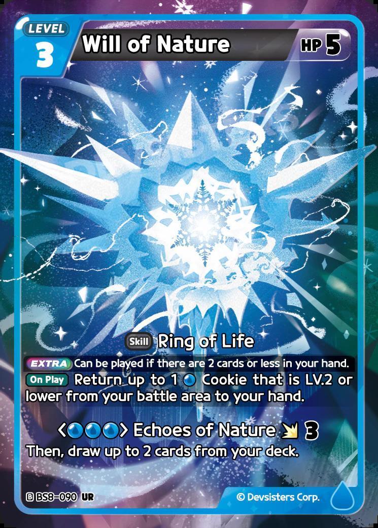 CookieRun TCG - Will of Nature [BS8-090 UR]