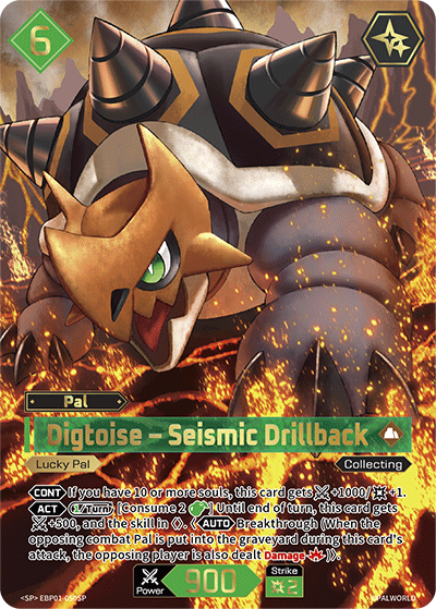 Palworld TCG - Digtoise – Seismic Drillback [EBP01-050SP]