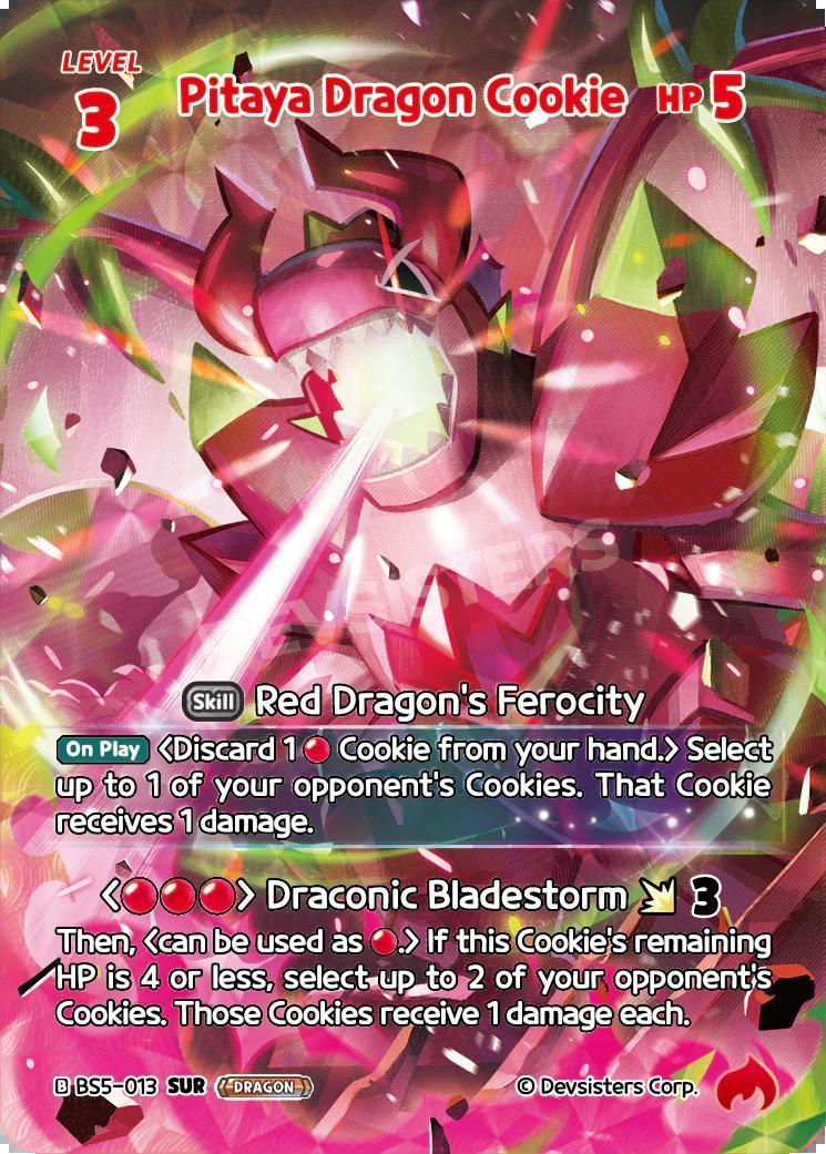 CookieRun TCG - Pitaya Dragon Cookie [BS5-013 SUR]