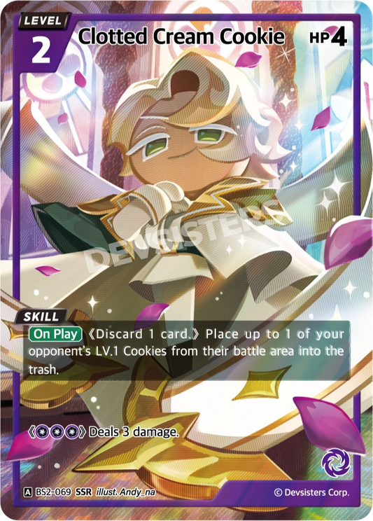 CookieRun TCG - Clotted Cream Cookie [BS2-069 SSR]