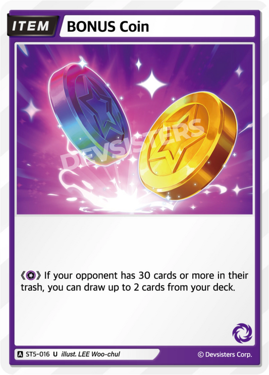 CookieRun TCG - BONUS Coin [ST5-016 U]