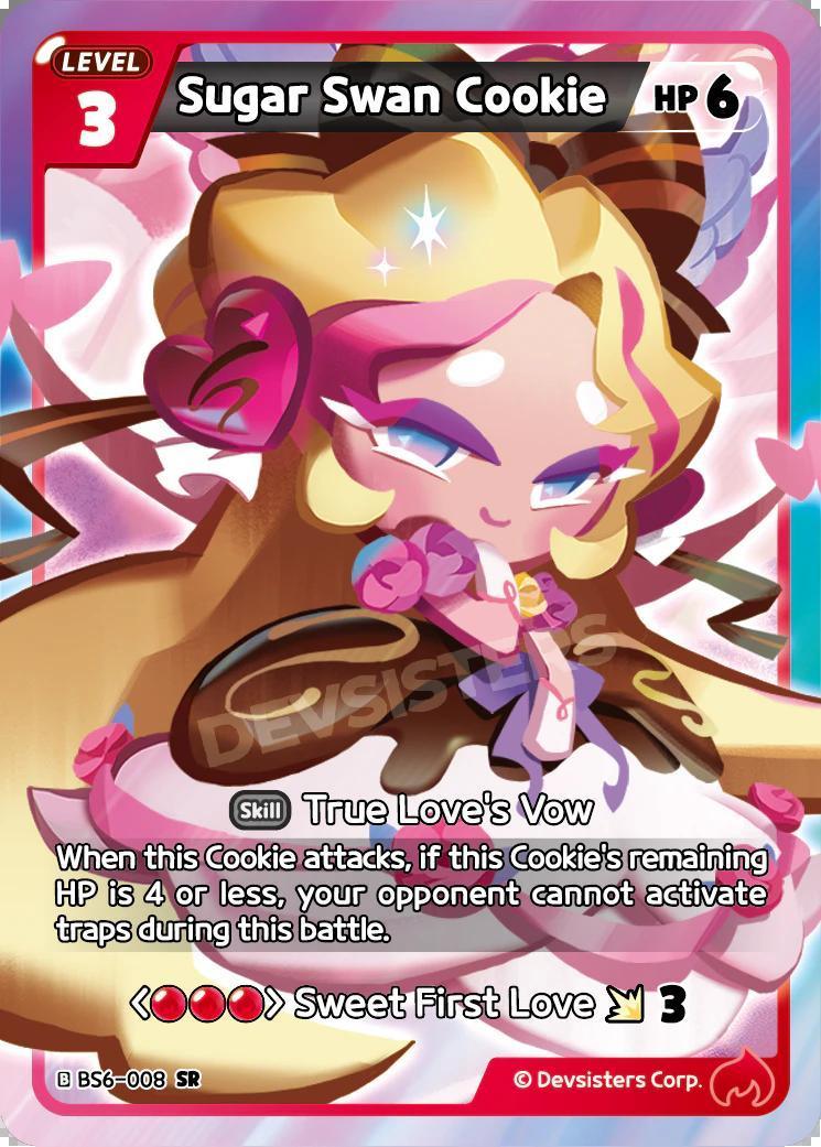 CookieRun TCG - Sugar Swan Cookie [BS6-008 SR]